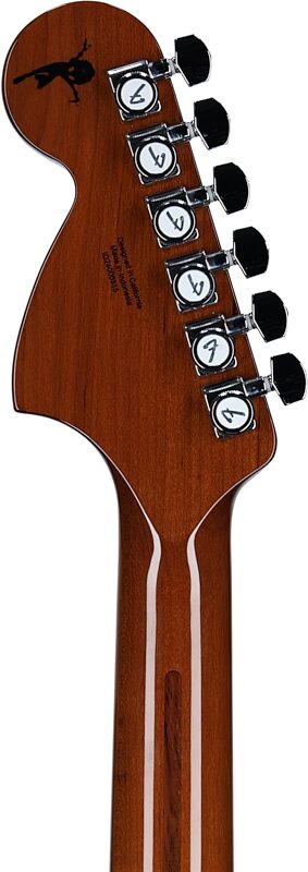 Fender Tom DeLonge Starcaster Electric Guitar, Satin Shore Gold, Headstock Straight Back