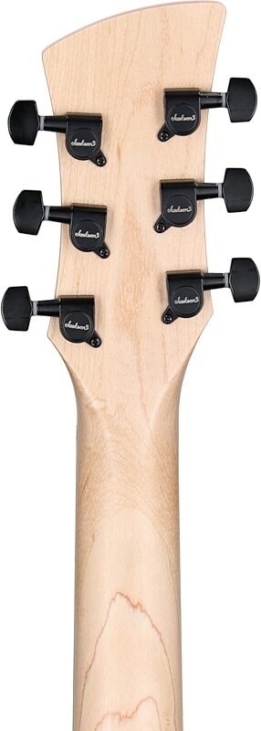 Jackson JS Series JS22 Surfcaster Electric Guitar, Black, Headstock Straight Back