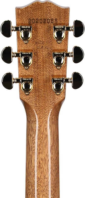 Gibson Songwriter Cutaway Acoustic-Electric Guitar (with Case), Antique Natural, Headstock Straight Back