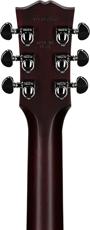 Gibson Hummingbird Special Acoustic-Electric Guitar (with Case), Wine Red, Headstock Straight Back