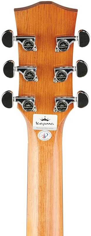 Kepma K3 Series D3-130 Acoustic-Electric Guitar, Sunburst Matte, with K1 Pickup, Headstock Straight Back