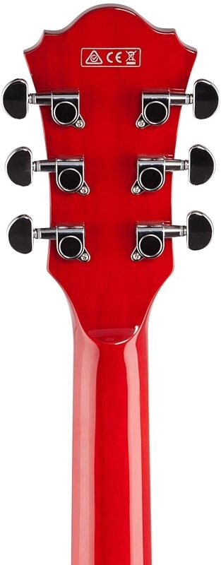 Ibanez AS73 Artcore Semi-Hollow Electric Guitar, Transparent Cherry, Headstock Straight Back