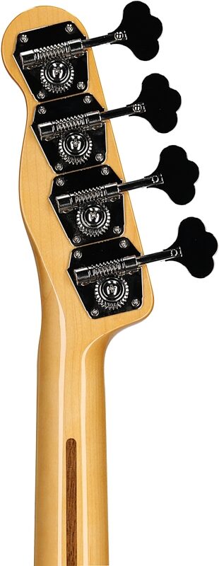 Fender American Vintage II 1954 Precision Electric Bass, Maple Fingerboard (with Case), Vintage Blonde, Headstock Straight Back