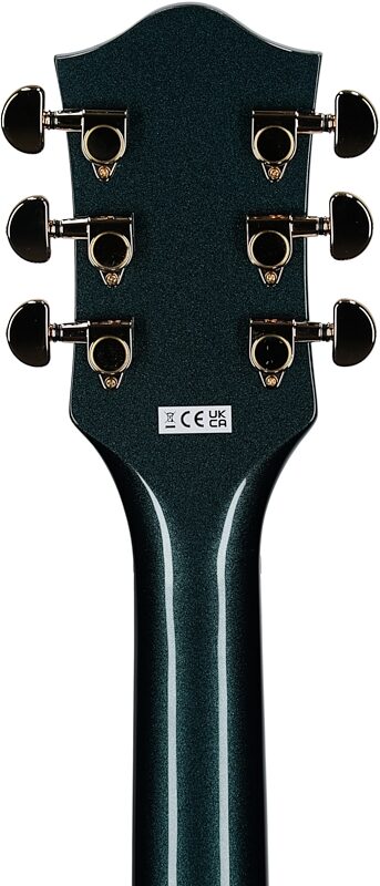 Gretsch Limited Edition G2622TG Streamliner Center Block Double-Cut Electric Guitar (with Bigsby), Midnight Sapphire, Headstock Straight Back