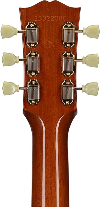 Gibson Hummingbird Original Acoustic-Electric Guitar (with Case), Heritage Cherry Sunburst, Headstock Straight Back