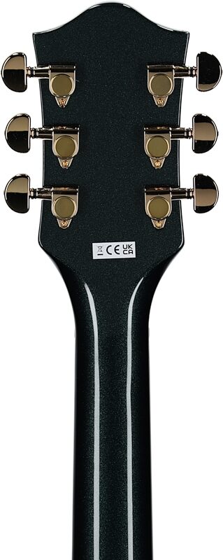 Gretsch G2420T Streamliner HB Electric Guitar with Bigsby Tremolo, Cadillac Green, Headstock Straight Back