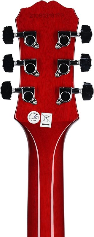 Epiphone Les Paul 100 Electric Guitar, Heritage Cherry Sunburst, Blemished, Headstock Straight Back