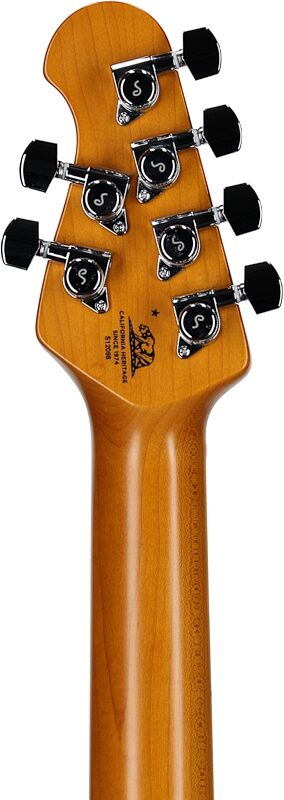 Ernie Ball Music Man Dustin Kensrue StingRay Electric Guitar, Daiquiri Ice, Headstock Straight Back