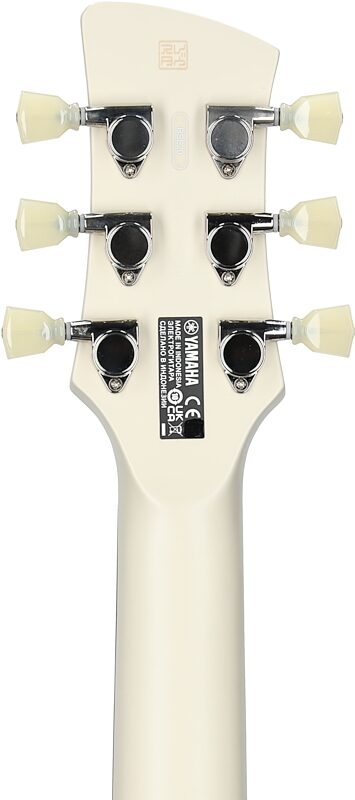 Yamaha Revstar Element RSE20 Electric Guitar, Vintage White, Headstock Straight Back