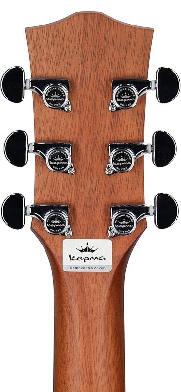 Kepma K3 Series D3-130 Acoustic-Electric Guitar, Sunburst Matte, with AcoustiFex K-10 Pickup, Headstock Straight Back