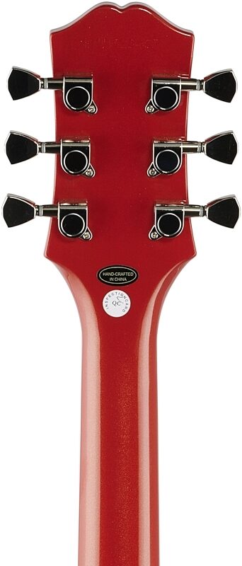 Epiphone SG Muse Electric Guitar, Scarlet Red Metallic, Headstock Straight Back