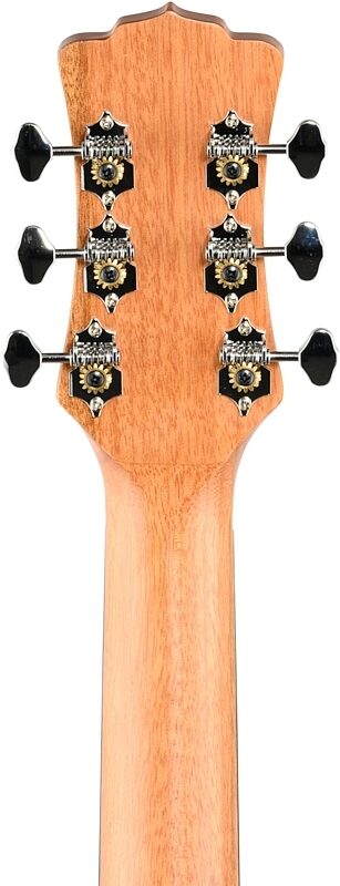 Luna High Tide Mahogany GC Acoustic-Electric Guitar, New, Headstock Straight Back