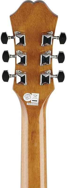 Epiphone DR-100 Songmaker Acoustic Guitar, Left-Handed, Natural, Headstock Straight Back