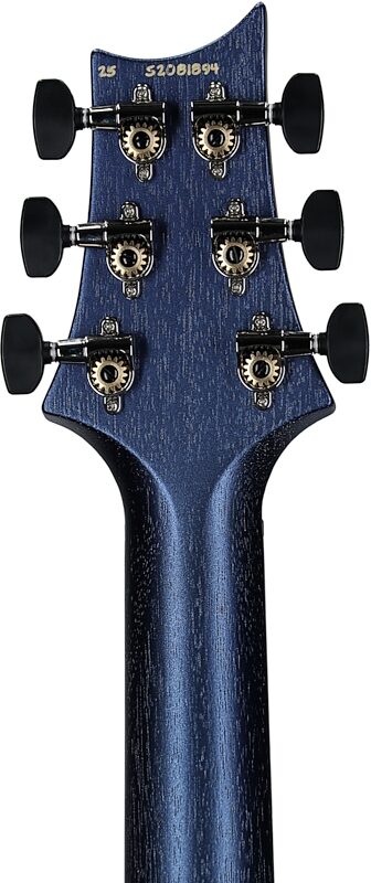 PRS Paul Reed Smith S2 Vela Semi-Hollowbody Electric Guitrar, Satin Metallic Midnight, Headstock Straight Back