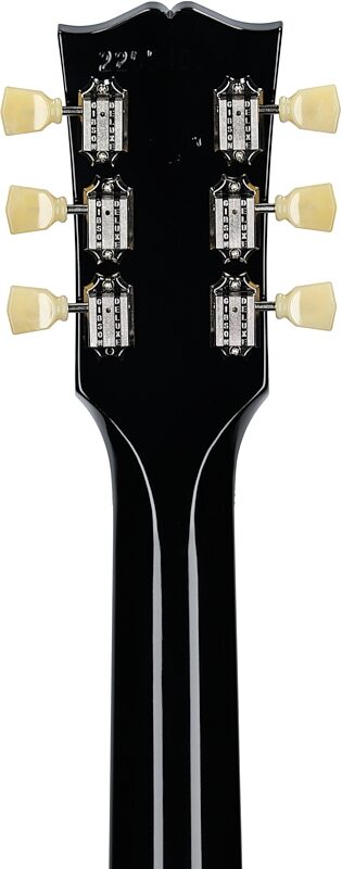 Gibson Les Paul Studio Electric Guitar (with Soft Case), Ebony, Headstock Straight Back