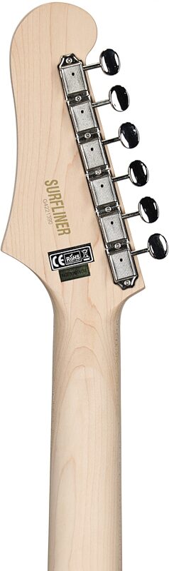 Guild Surfliner Electric Guitar, Sunset Orange, Headstock Straight Back