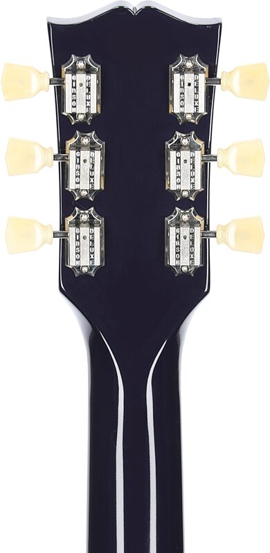 Gibson Limited Edition ES-335 Electric Guitar (with Case), Deep Purple, Headstock Straight Back
