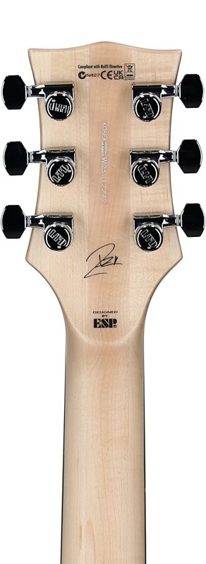 ESP LTD Richard Z RZL-PHX Electric Guitar (with Case), Olympic White, Headstock Straight Back