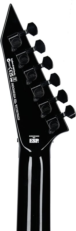 ESP LTD GHSV-200 Gary Holt Electric Guitar, Black, Headstock Straight Back