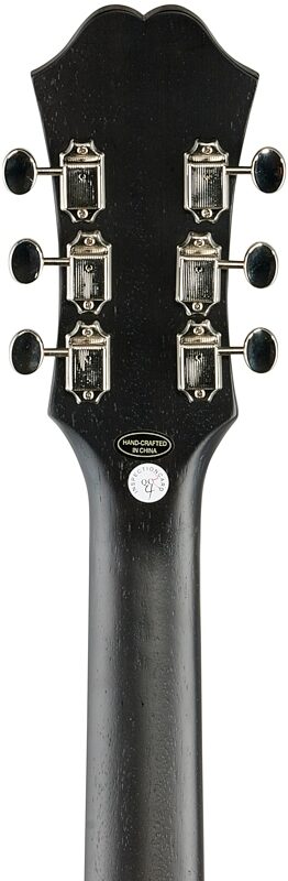 Epiphone Casino Worn Hollowbody Electric Guitar, Worn Ebony, Blemished, Headstock Straight Back