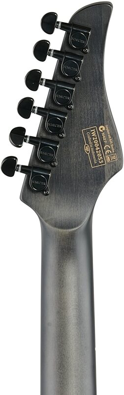 Schecter Banshee GT FR-S Electric Guitar, Satin Charcoal Burst, Headstock Straight Back