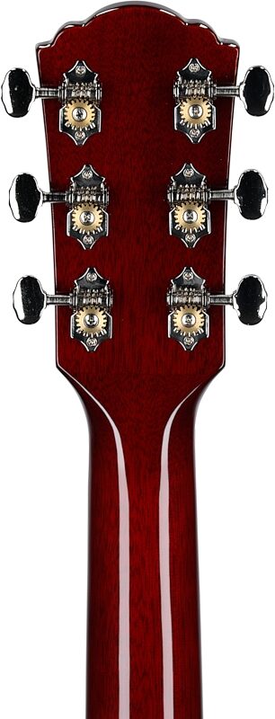 Guild DS-240 Dreadnought Acoustic Guitar, Wine Red, Headstock Straight Back