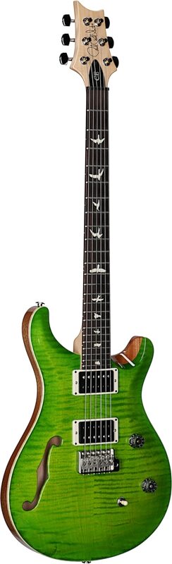PRS Paul Reed Smith CE 24 Semi-Hollowbody Electric Guitar (with Gig Bag), Eriza Verde, Serial Number 0295489, Body Left Front