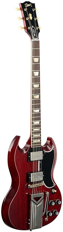 Gibson Custom 60th Anniversary Les Paul SG Standard VOS Electric Guitar (with Case), Cherry Red, 18-Pay-Eligible, Serial Number 104491, Body Left Front