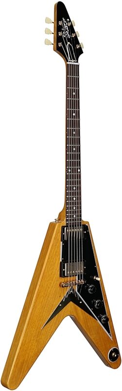 Gibson Custom 1958 Korina Flying V Electric Guitar (with Case), Black Pickguard, Serial Number 811110, Body Left Front