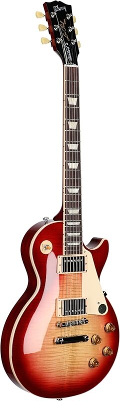 Gibson Exclusive '50s Les Paul Standard AAA Flame Top Electric Guitar (with Case), Heritage Cherry Sunburst, Serial Number 233510029, Body Left Front