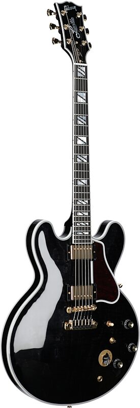 Gibson Custom B.B. King Lucille Legacy ES-355 Electric Guitar (with Case), Transparent Ebony, Serial Number CS103090, Body Left Front