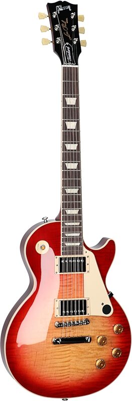 Gibson Exclusive '50s Les Paul Standard AAA Flame Top Electric Guitar (with Case), Heritage Cherry Sunburst, Serial Number 231610368, Body Left Front