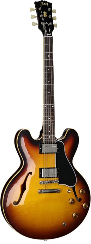 Gibson Custom 1959 ES-335 Reissue VOS Electric Guitar (with Case), Vintage Burst, 18-Pay-Eligible, Serial Number A92783, Body Left Front