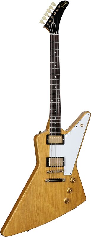 Gibson Custom 1958 Korina Explorer Electric Guitar (with Case), White Pickguard, Serial Number 82827, Body Left Front