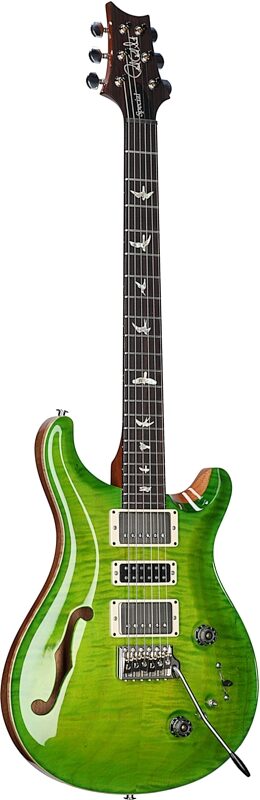 PRS Paul Reed Smith Special Semi-Hollowbody Electric Guitar (with Case), Eriza Verde, Serial Number 0347624, Body Left Front