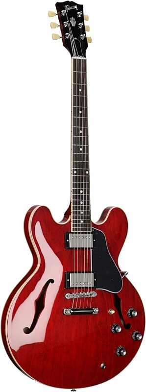 Gibson ES-335 Electric Guitar (with Case), Sixties Cherry, Serial Number 215420184, Body Left Front