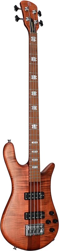 Spector Euro 4 RST Electric Bass (with Gig Bag), Sienna Stain Matte, Serial Number ]C121NB19485, Body Left Front