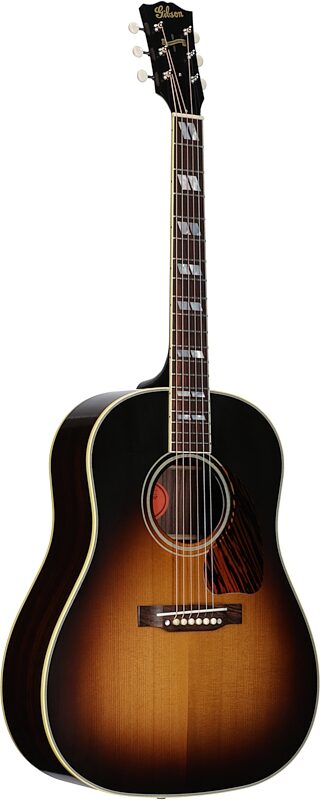 Gibson Historic 1942 Banner Southern Jumbo Acoustic Guitar (with Case), Vintage Sunburst, 18-Pay-Eligible, Serial Number 22822032, Body Left Front