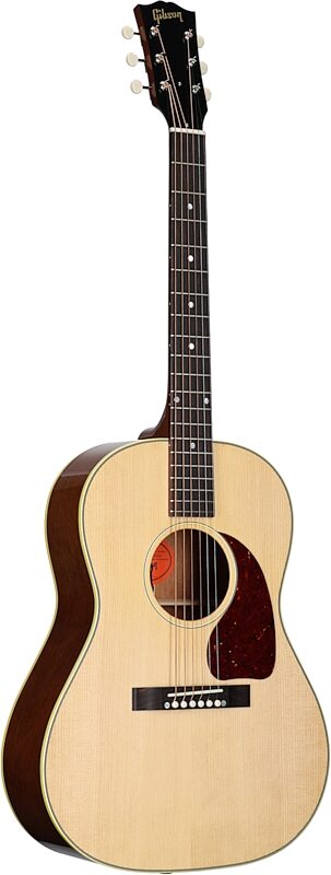 Gibson '50s LG-2 Original Acoustic-Electric Guitar (with Case), Antique Natural, Serial Number 22762118, Body Left Front