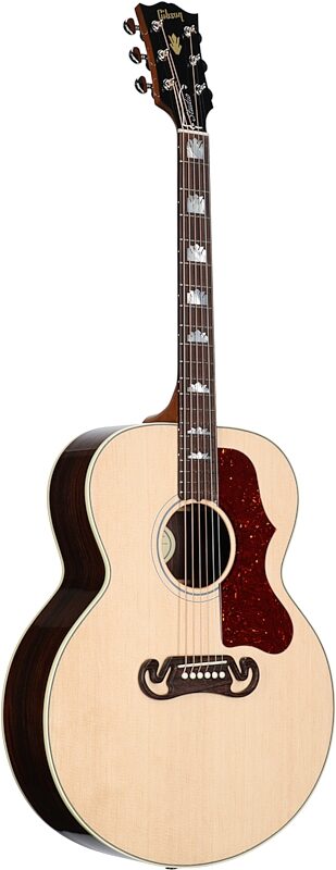 Gibson SJ-200 Studio Rosewood Jumbo Acoustic-Electric Guitar (with Case), Antique Natural, Serial Number 22732112, Body Left Front