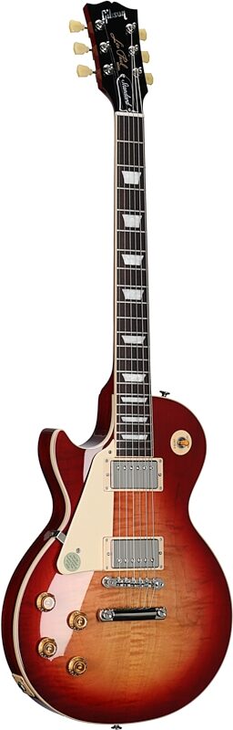 Gibson Les Paul Standard '50s Electric Guitar, Left-Handed (with Case), Heritage Cherry Sunburst, Serial Number 225920055, Body Left Front