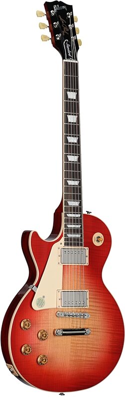 Gibson Les Paul Standard '50s Electric Guitar, Left-Handed (with Case), Heritage Cherry Sunburst, Serial Number 227320144, Body Left Front
