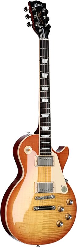 Gibson Exclusive Les Paul Standard '60s AAA Top Electric Guitar (with Case), Unburst, Serial Number 219920451, Body Left Front
