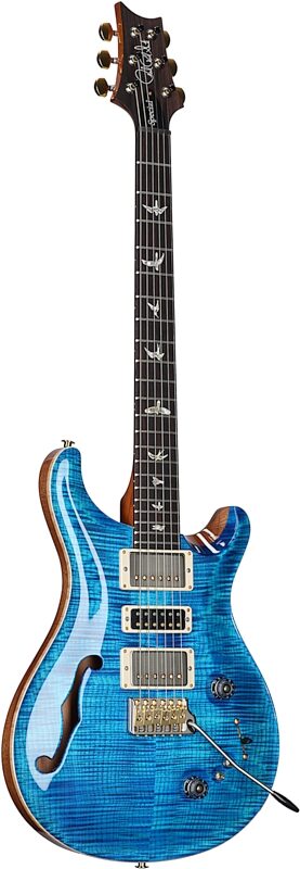 PRS Paul Reed Smith Special Semi-Hollow LTD 10-Top Electric Guitar (with Case), Aquamarine, Serial Number 0348600, Body Left Front