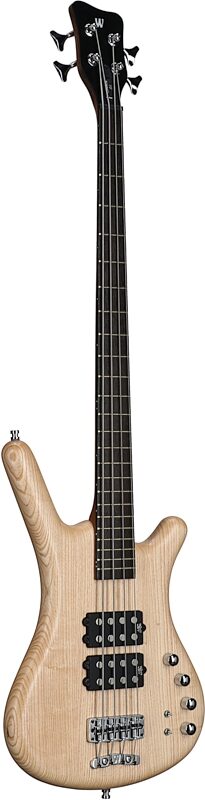 Warwick GPS Corvette Double Buck 4 Electric Bass, Natural, Serial Number GPS K 010672-22, Body Left Front