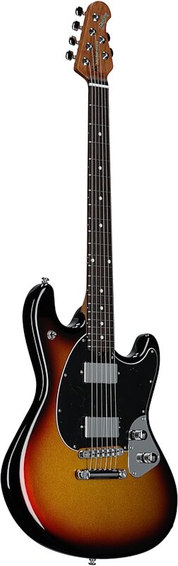 Ernie Ball Music Man StingRay HT Electric Guitar (with Case), Showtime, Serial Number H04926, Body Left Front