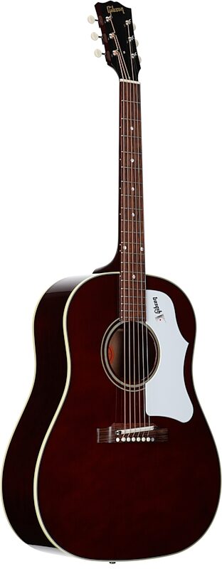 Gibson '60s J-45 Original Acoustic Guitar (with Case), Wine Red, Serial Number 23612007, Body Left Front