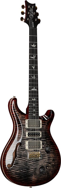 PRS Paul Reed Smith Special Semi-Hollow LTD 10-Top Electric Guitar (with Case), Charcoal Cherry Burst, Serial Number 0354904, Body Left Front