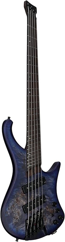 Ibanez EHB1505MS Bass Guitar, 5-String (with Gig Bag), Pacific Blue Burst, Serial Number 211P01I221008010, Body Left Front