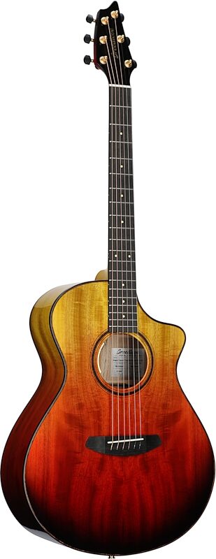 Breedlove Oregon Limited Edition Concert CE Acoustic Guitar (with Case), Tequila Sunrise, Serial Number 28360, Body Left Front